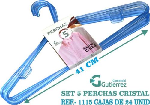 SET 5 PERCHAS DE CRSITAL