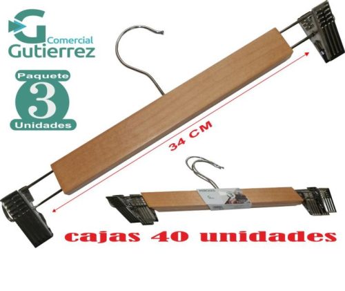 SET 3 PERCHAS PANTALON MADE