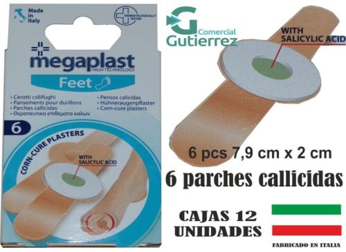 6 PARCHES CALLICIDAS