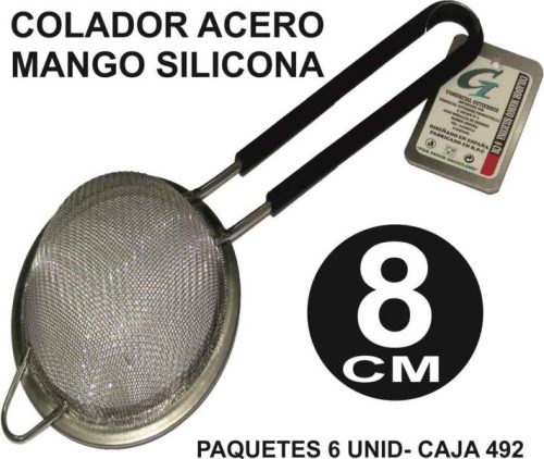 COLADOR MANGO SILICONA 8 CM