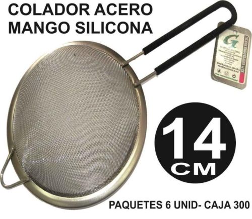 COLADOR MANGO SILICONA 14 CM