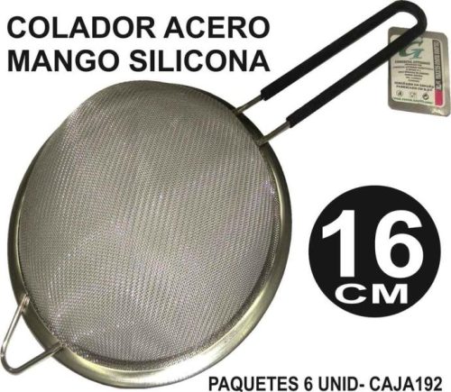 COLADOR MANGO SILICONA 16 CM