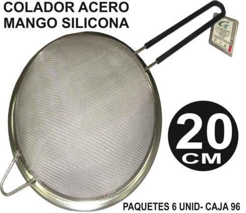 COLADOR MANGO SILICONA 20 CM
