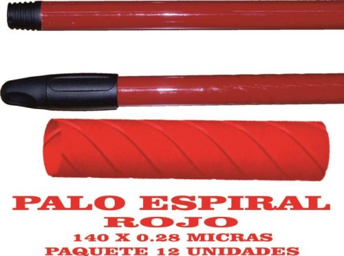 PALO SPIRAL ROJO