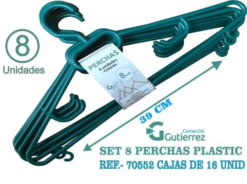 SET 8 PERCHAS COLOR