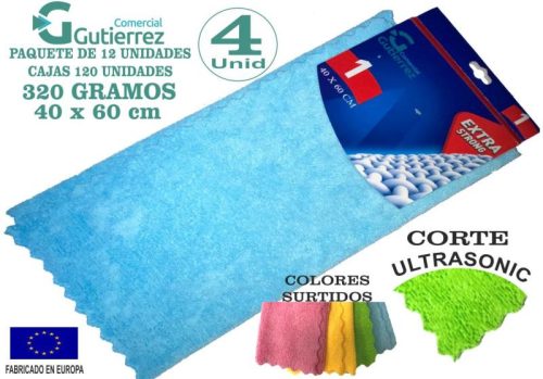 BAYETA  40 X 60 CM ULTRASONIC