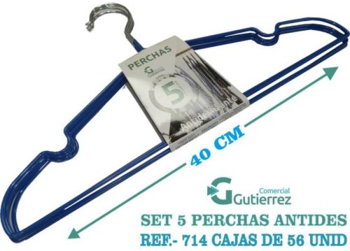 SET 5 PERCHAS ANTIDESLIZANTES