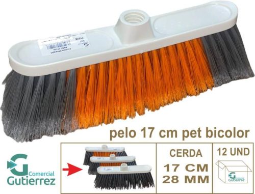 ESCOBA STRAIGHT PELO 17 CM
