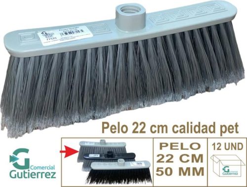 ESCOBA ECOMODEL PELO 22 CM