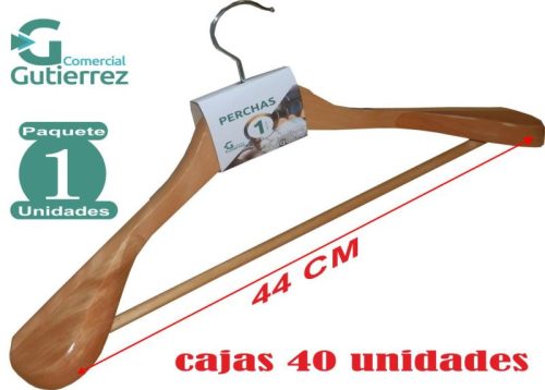 PERCHA MADERA CHAQUETA
