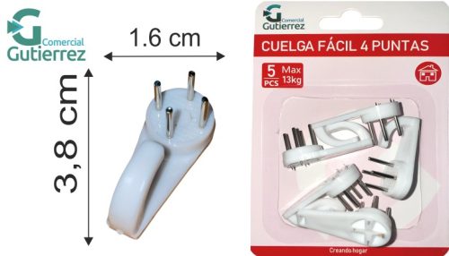 CUELGAFACIL 4 PUNTAS