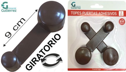 TOPE RETENEDOR PUERTAS MARRON