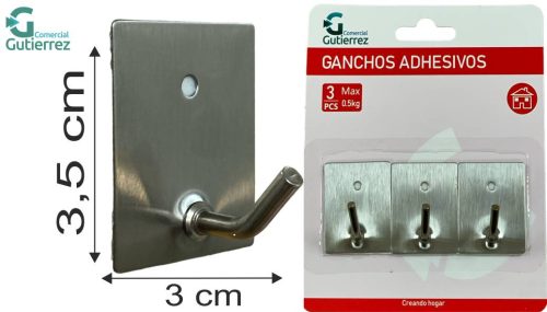 PERCHITA ADH METAL 3 UNIDADES