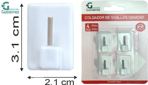 COLGADOR VISILLO PUNTA METAL