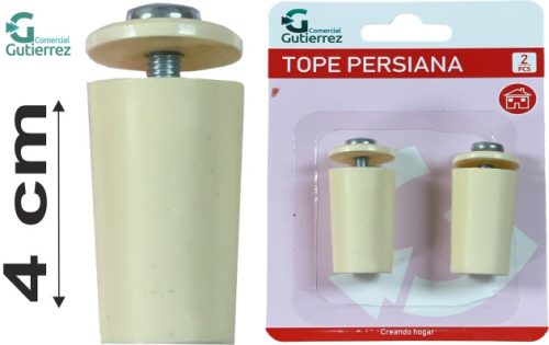 TOPE PERSIANA 40 MM MARFIL