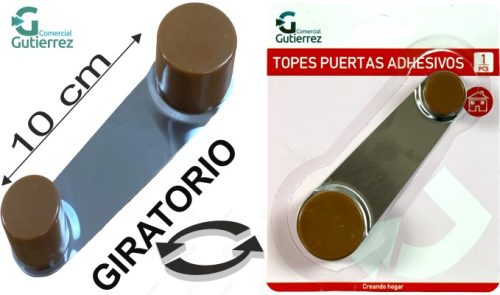 TOPE RETENEDOR METAL MARRON