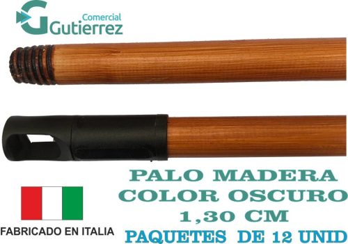 PALO MADERA 1,30 CM OSCURO
