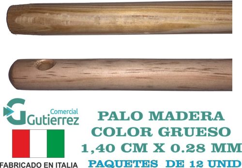 PALO MADERA GRUESO 1,40 CM