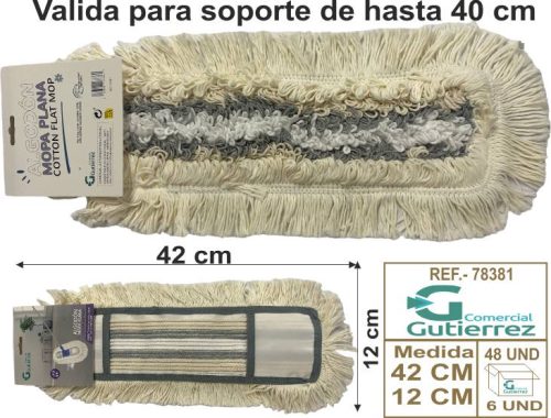 RECAMBIO MOPA ALGODON BLANCO