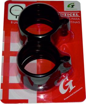 ANILLA CORTINA 45 MM MARRON