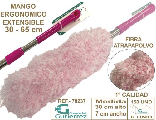 PLUMERO FIBRA MANGO EXTENSIBLE