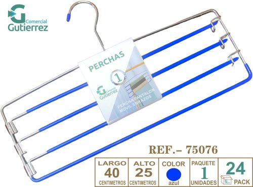 PERCHA 3 BRAZOS MOVIL