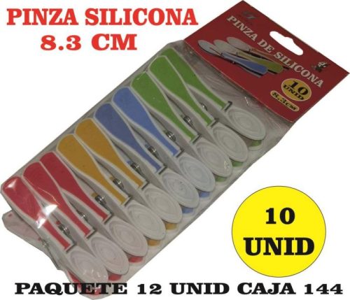 Pinzas ropa silicona