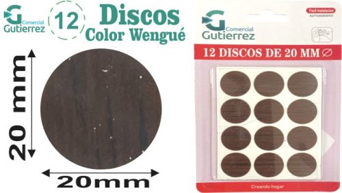 12 Disco 20 diametro wengue