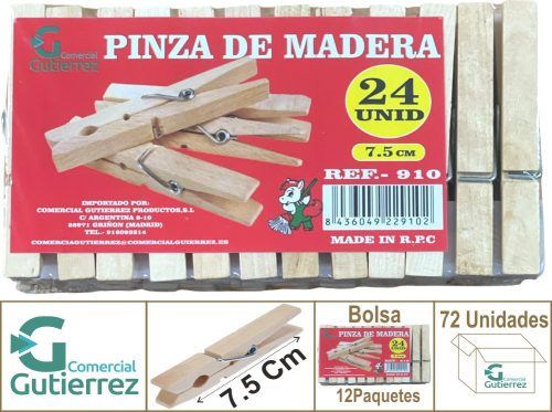 Pinzas de madera