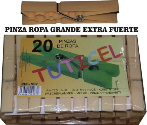 Pinza plastico extra